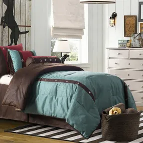 Cheyenne Comforter Set, Turquoise, Twin