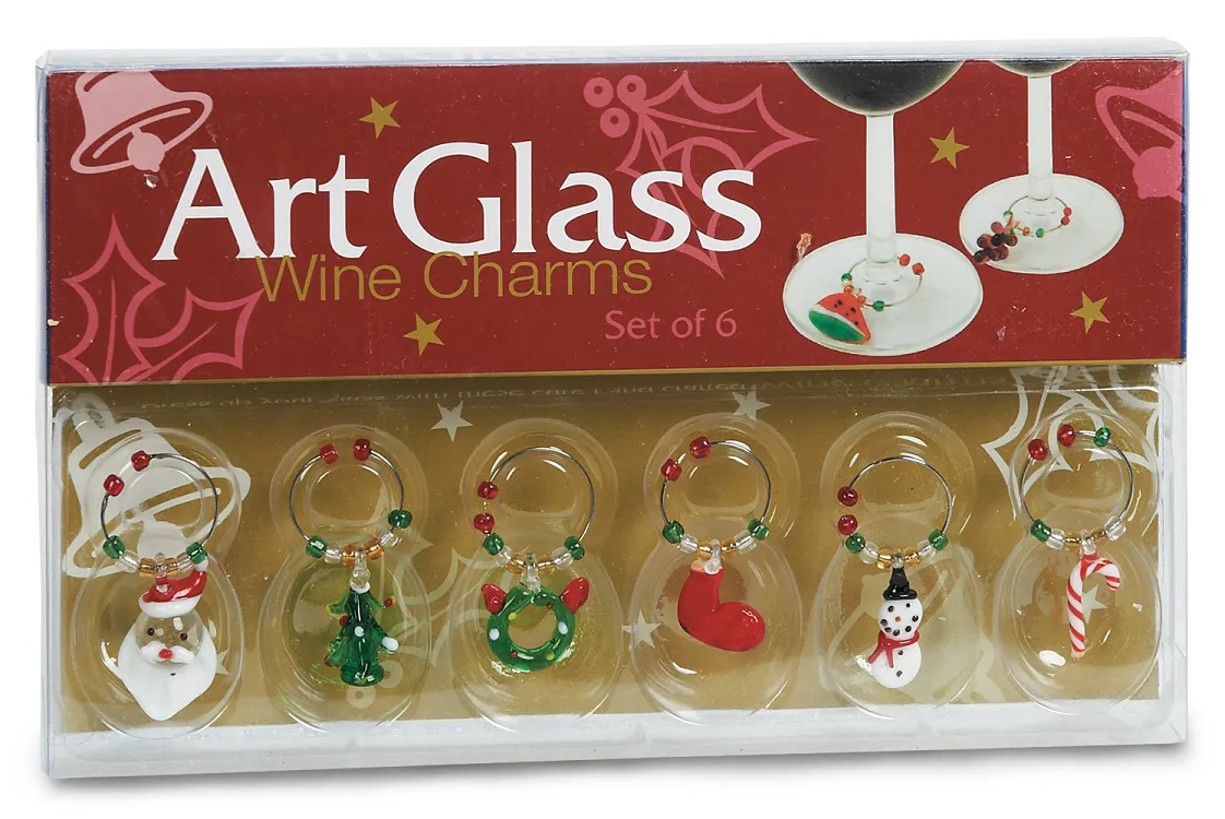 Christmas Wine Markers