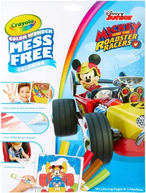 Color Wonder Coloring Pad & Markers, Mickey Mouse Roadster Racers