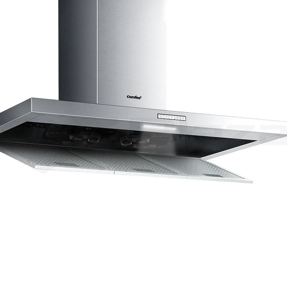 Comfee Rangehood 900mm Stainless Steel Kitchen Canopy With 2 PCS Filter Replacement