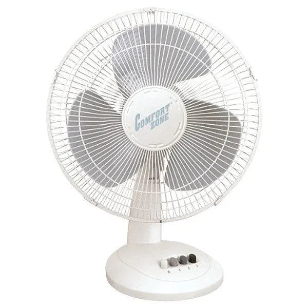 COMFORT ZONE CZ161 16" Oscillating Table Fan