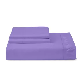 Cotton Home 3-piece Super Soft Fitted Sheet Set Dark Purple