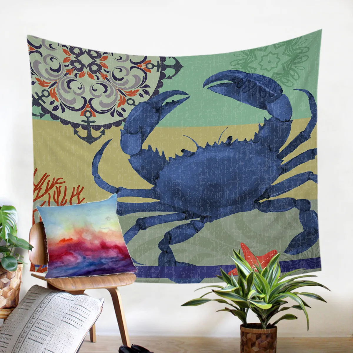 Crab Passion Tapestry