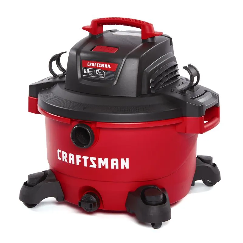 Craftsman 12 gal Corded Wet/Dry Vacuum 10.5 amps 120 V 6 HP