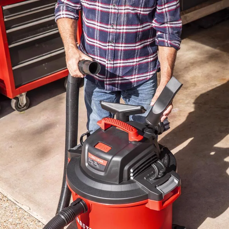 Craftsman 20 gal Corded Wet/Dry Vacuum 12 amps 120 V 6.5 HP