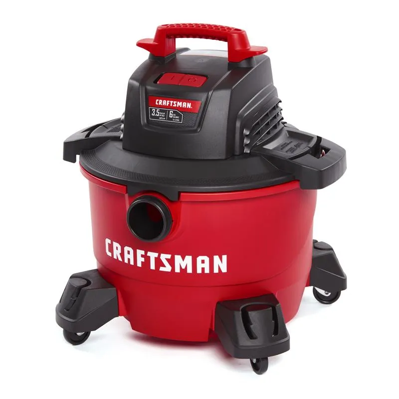 Craftsman 6 gal Corded Wet/Dry Vacuum 7.5 amps 120 V 3.5 HP