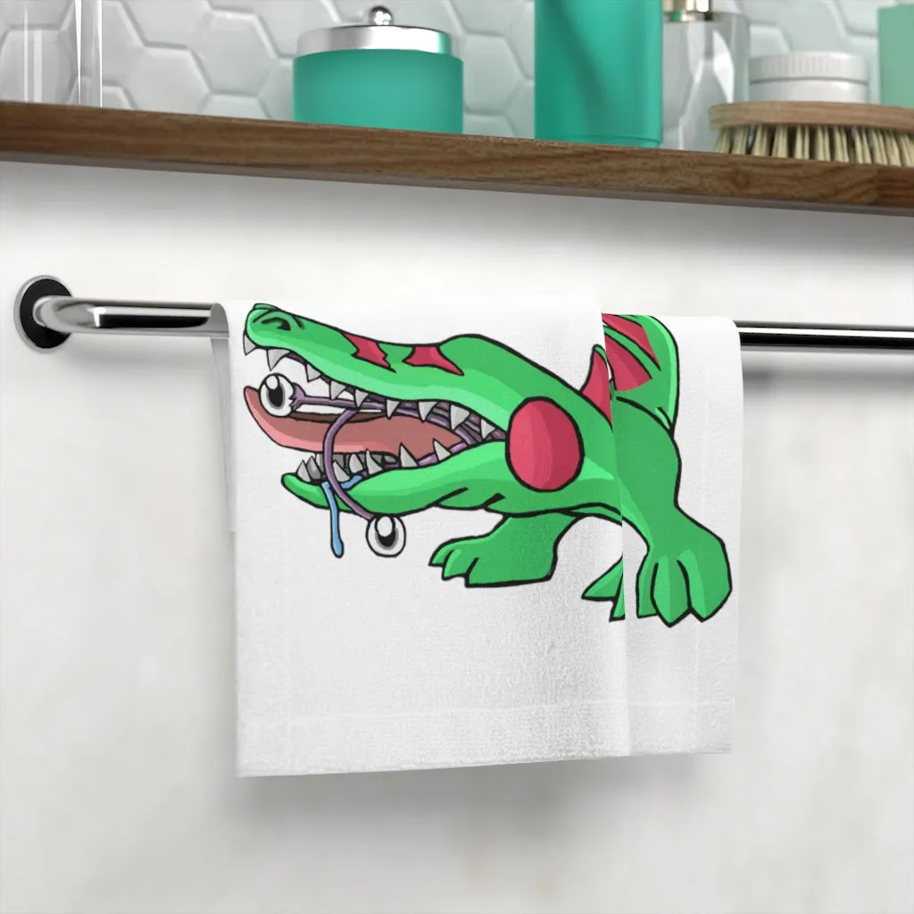 Crocodilas Face Towel