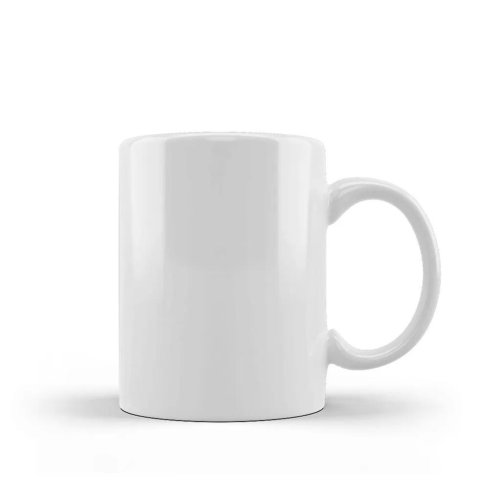 Custom Sublimation Coated White Ceramic Coffee Cups