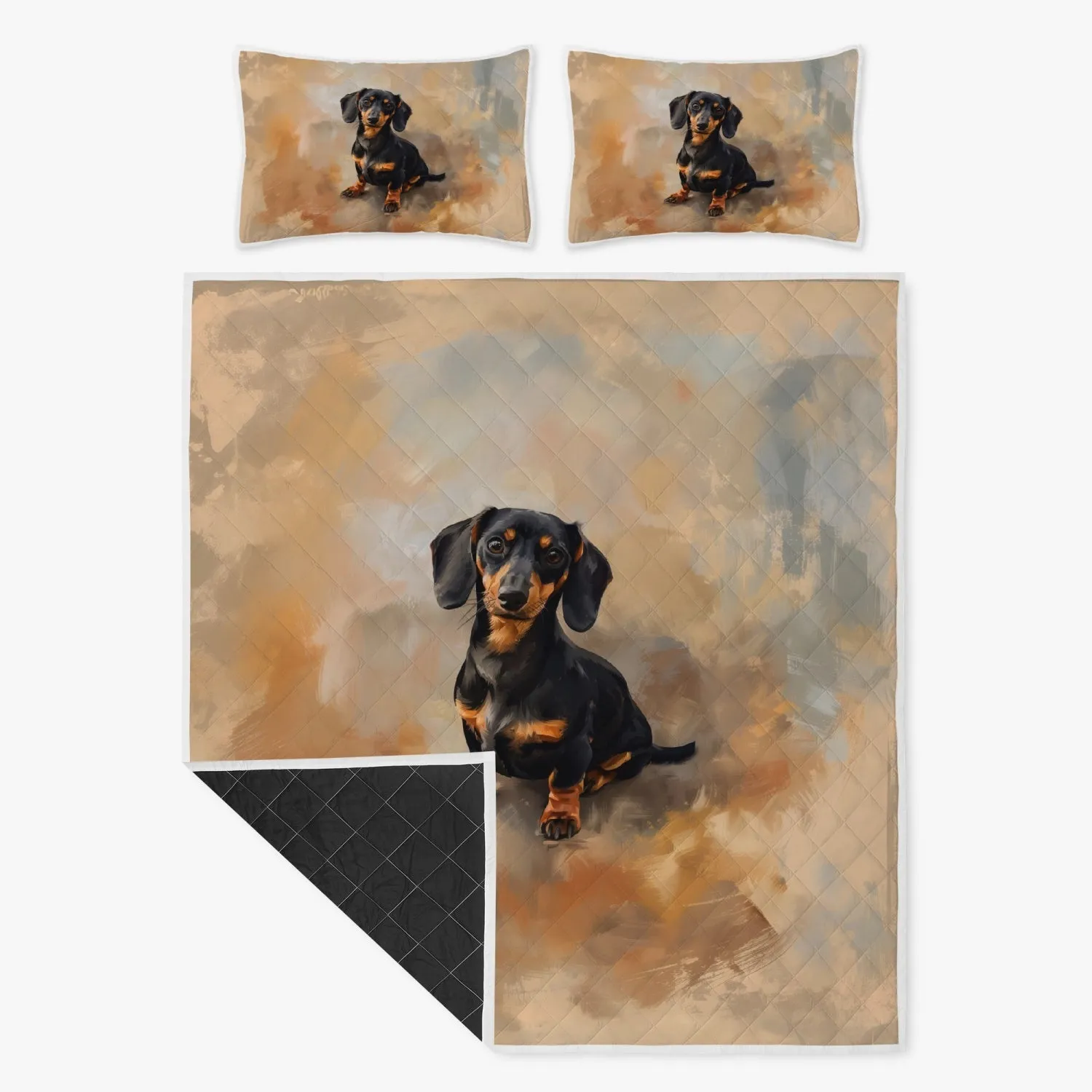 Cute Doxie Bedspread