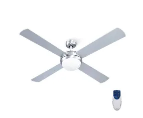 Devanti 52" Ceiling Fan with Light Silver