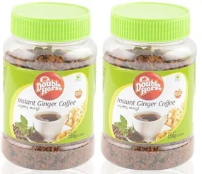 Double Horse Ginger Coffee Powder (150 grams, Pack of 2)