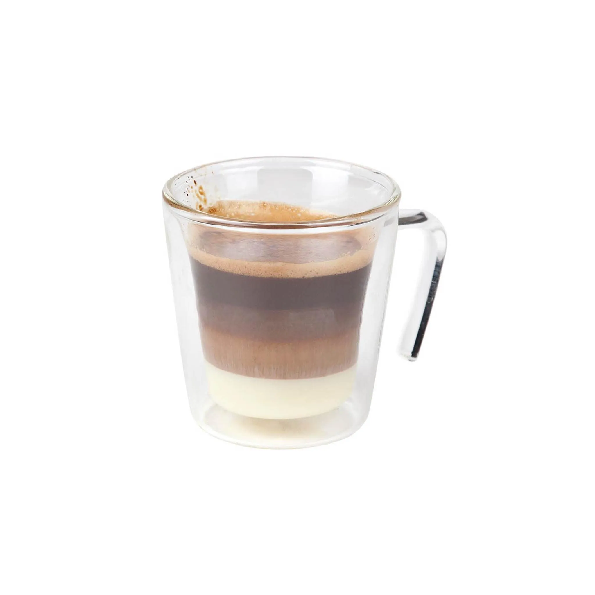 Double-Walled Borosilicate Glass Small Coffee Cup, 120ml