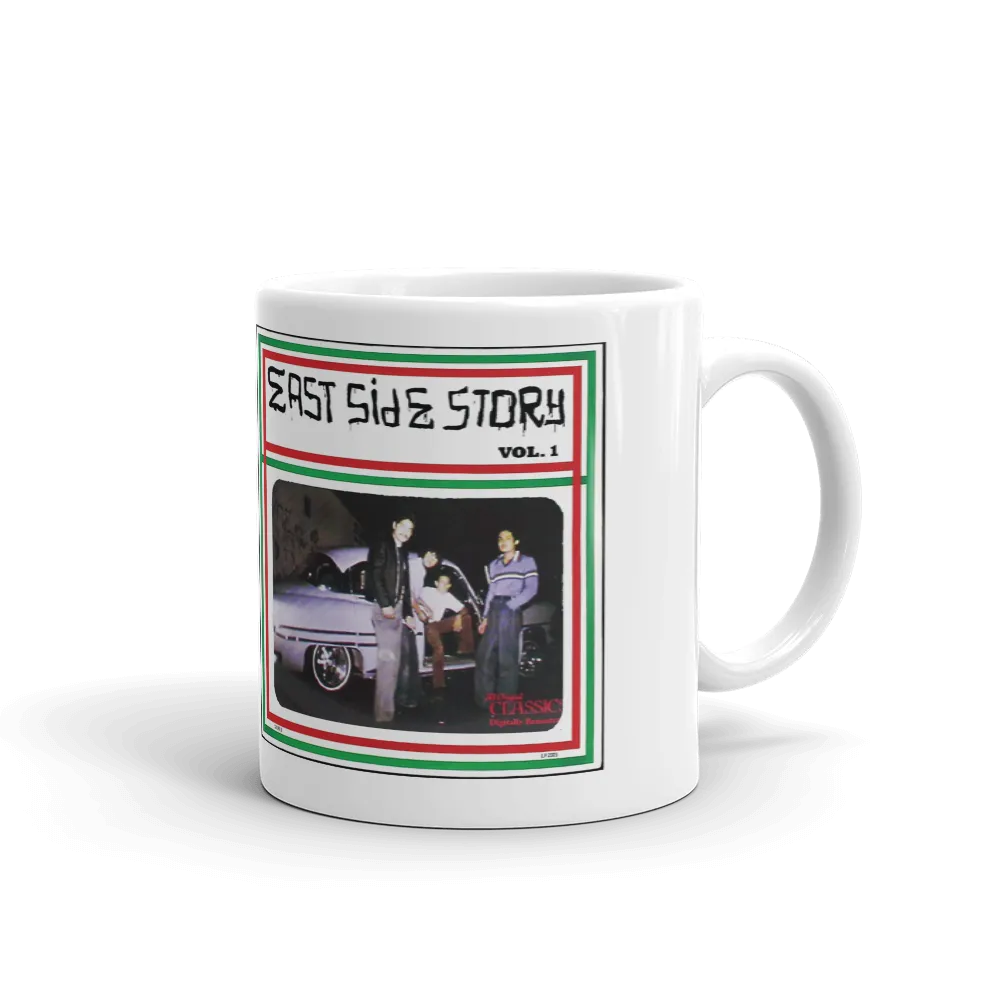 Eastside Story Mug Vol. 1 Coffee Mug 11oz. on white mug