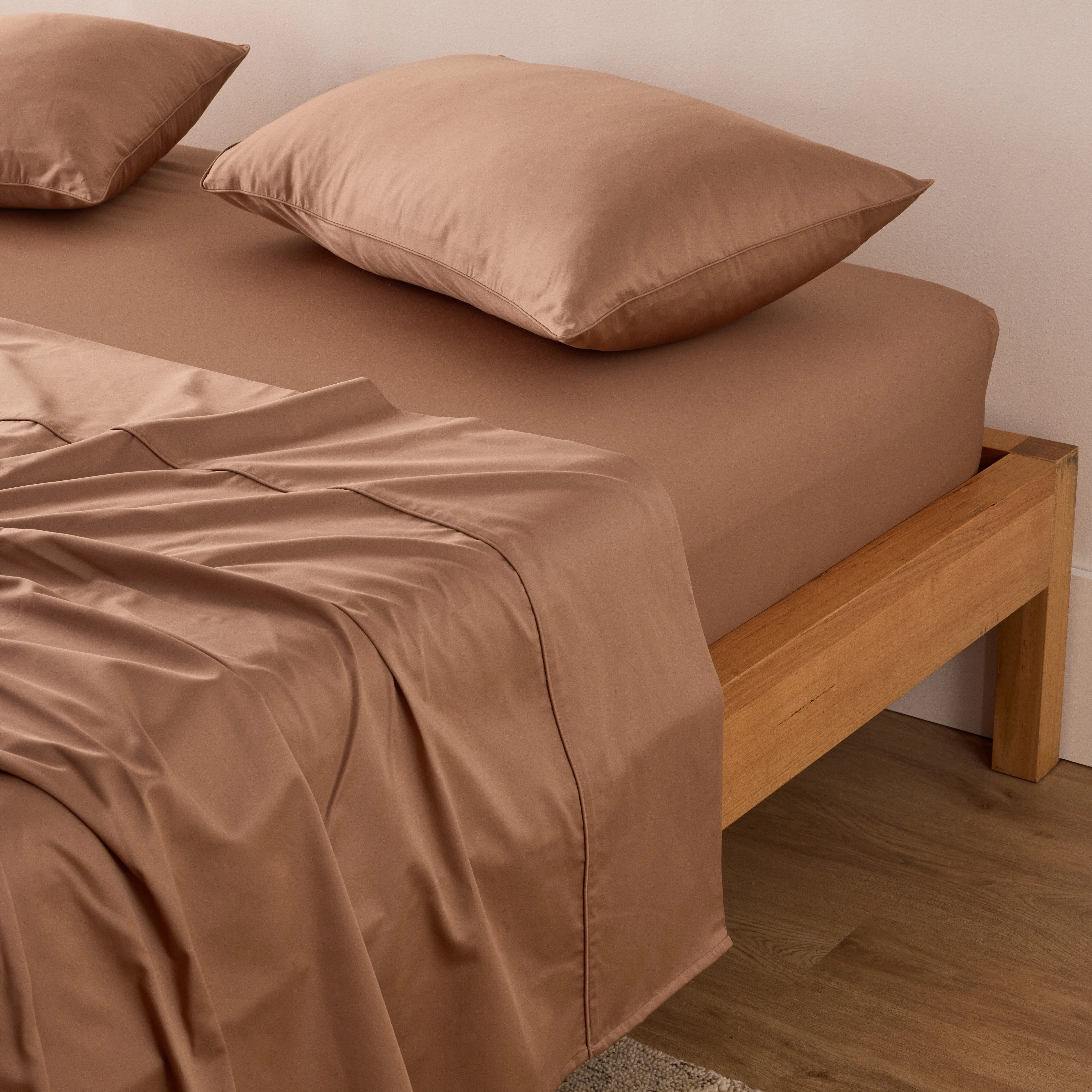 Eden Cotton - Biscuit Fitted Sheet