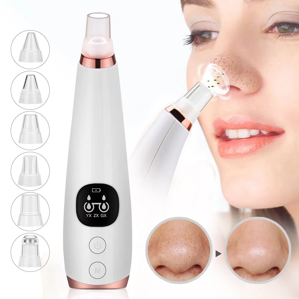 Electric Acne Remover Blackhead Remover Apparatus Blackhead Remover Face Deep Cleaner Blackhead Removal Facial Diamond