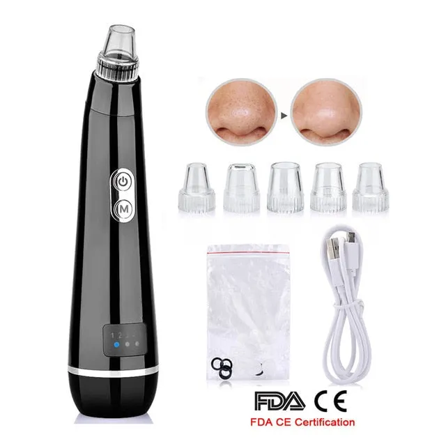 Electric Acne Remover Blackhead Remover Apparatus Blackhead Remover Face Deep Cleaner Blackhead Removal Facial Diamond