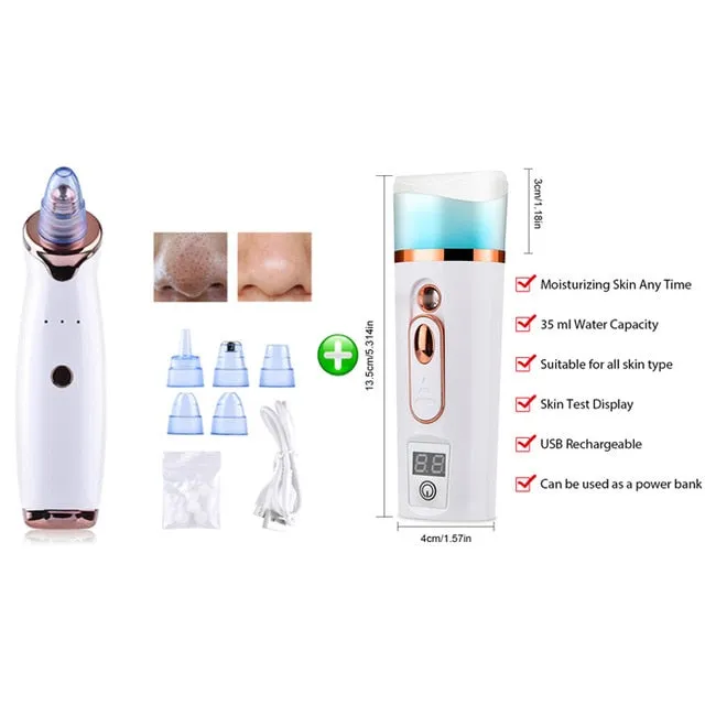 Electric Acne Remover Blackhead Remover Apparatus Blackhead Remover Face Deep Cleaner Blackhead Removal Facial Diamond