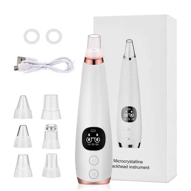 Electric Acne Remover Blackhead Remover Apparatus Blackhead Remover Face Deep Cleaner Blackhead Removal Facial Diamond