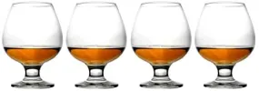 Epure Collection 4 Piece Glass Set - For Drinking Brandy, Bourbon, and Wine (Brandy (13.25 oz))