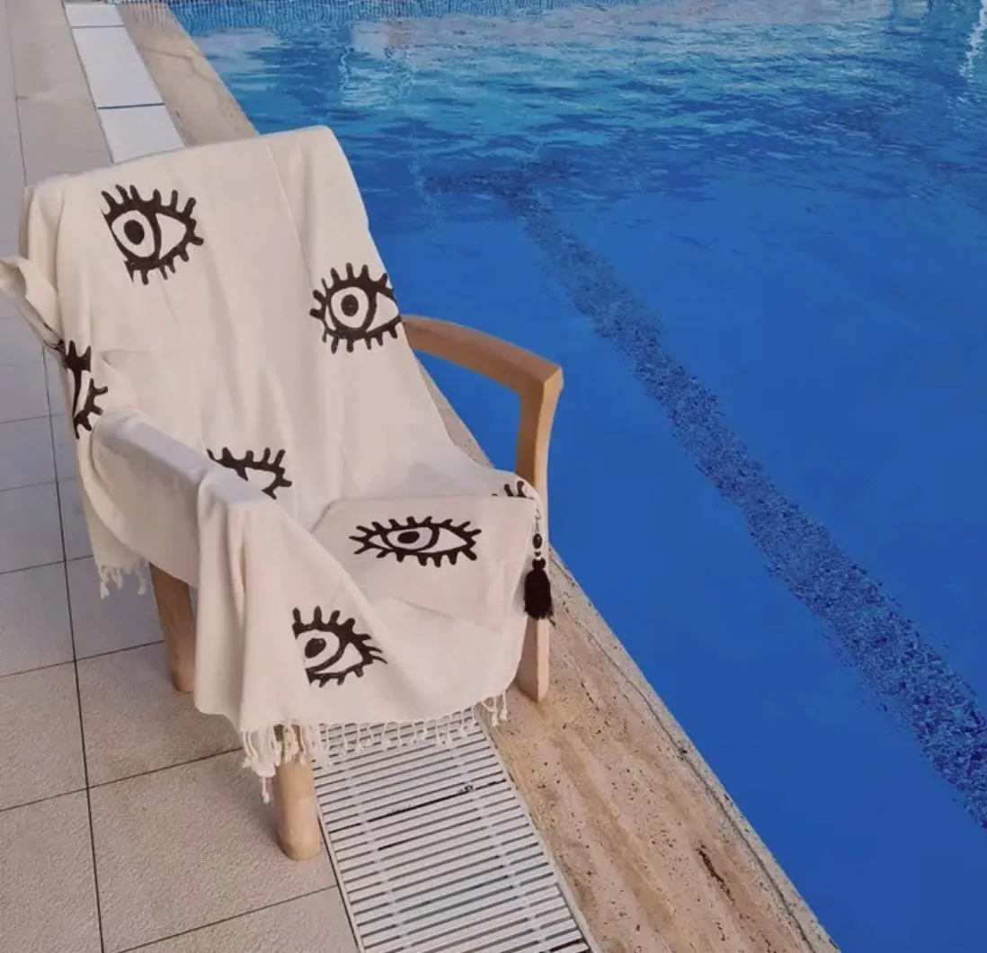 Evil Eye Beach Towel/Throw