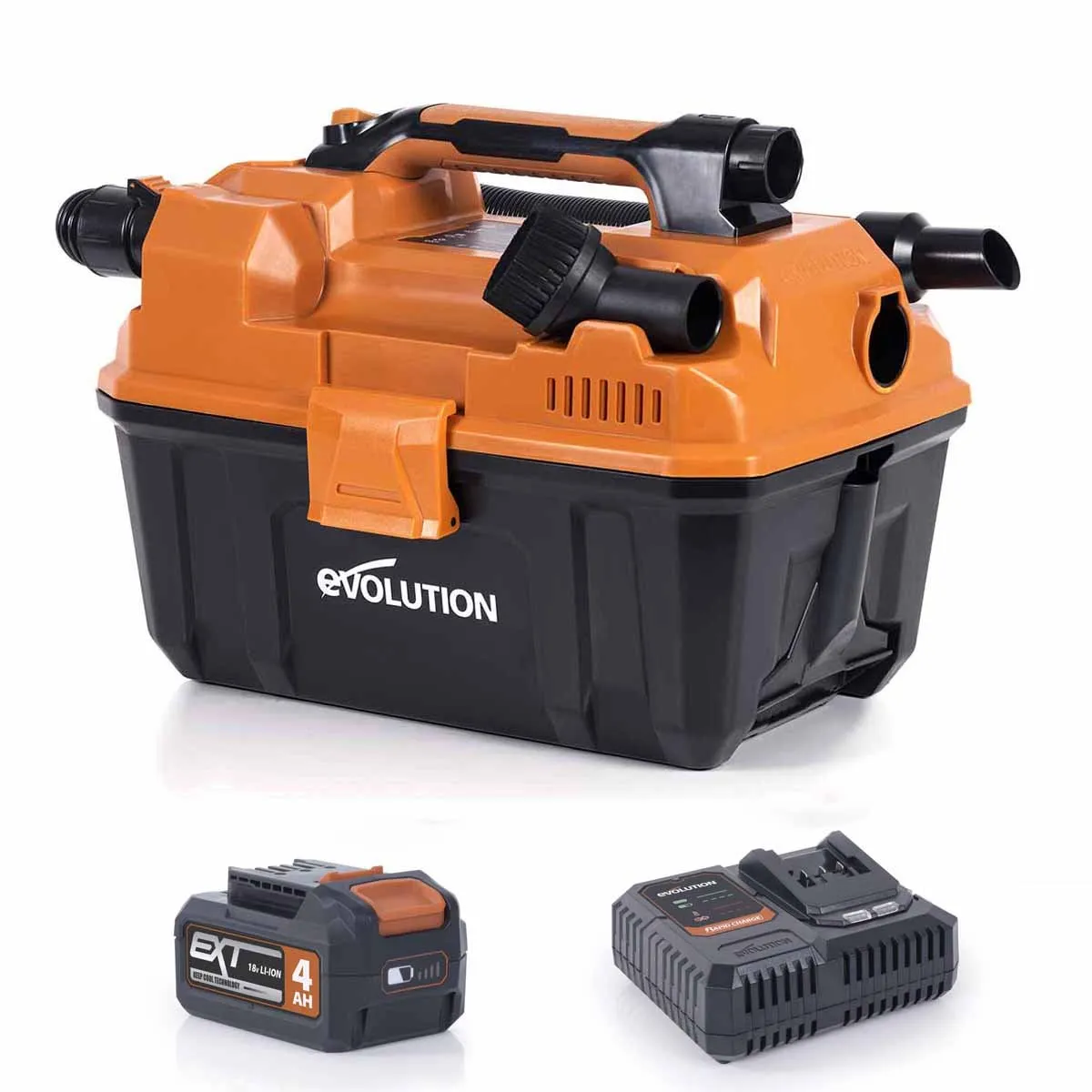 Evolution Cordless R11VAC-Li Wet And Dry Workshop Vacuum 18v Li-Ion EXT