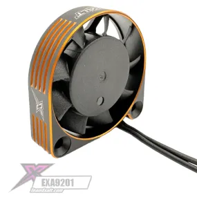 Exalt 30x30x10mm Aluminum High Speed Fan (Black/Gold) (EXA9200)