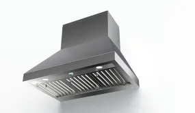 Faber - 36 Inch 600 CFM Wall Mount and Chimney Range Vent in Stainless - CAPR36SS600