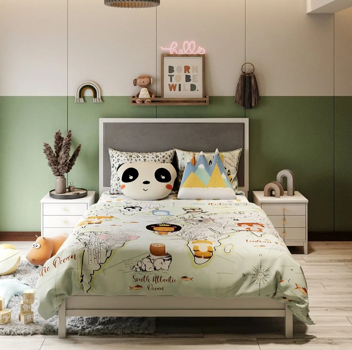 Fancy Fluff Kids Double Comforter- Animal Planet