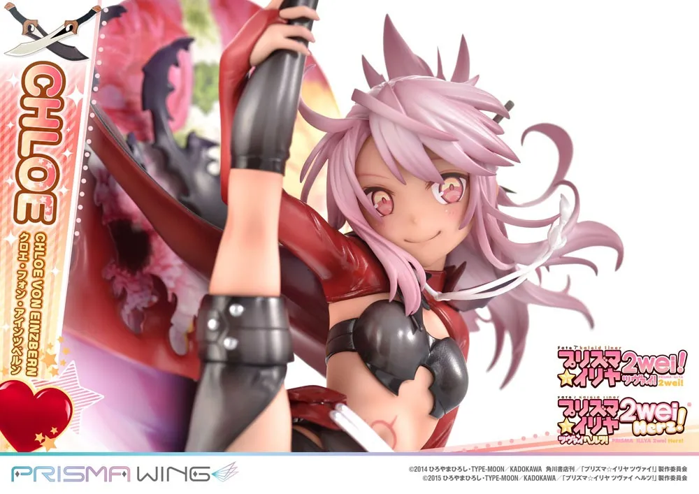 Fate/Kaleid Liner Prisma Illya Prisma Wing PVC Statue 1/7 Chloe Von Einzbern 20 Cm