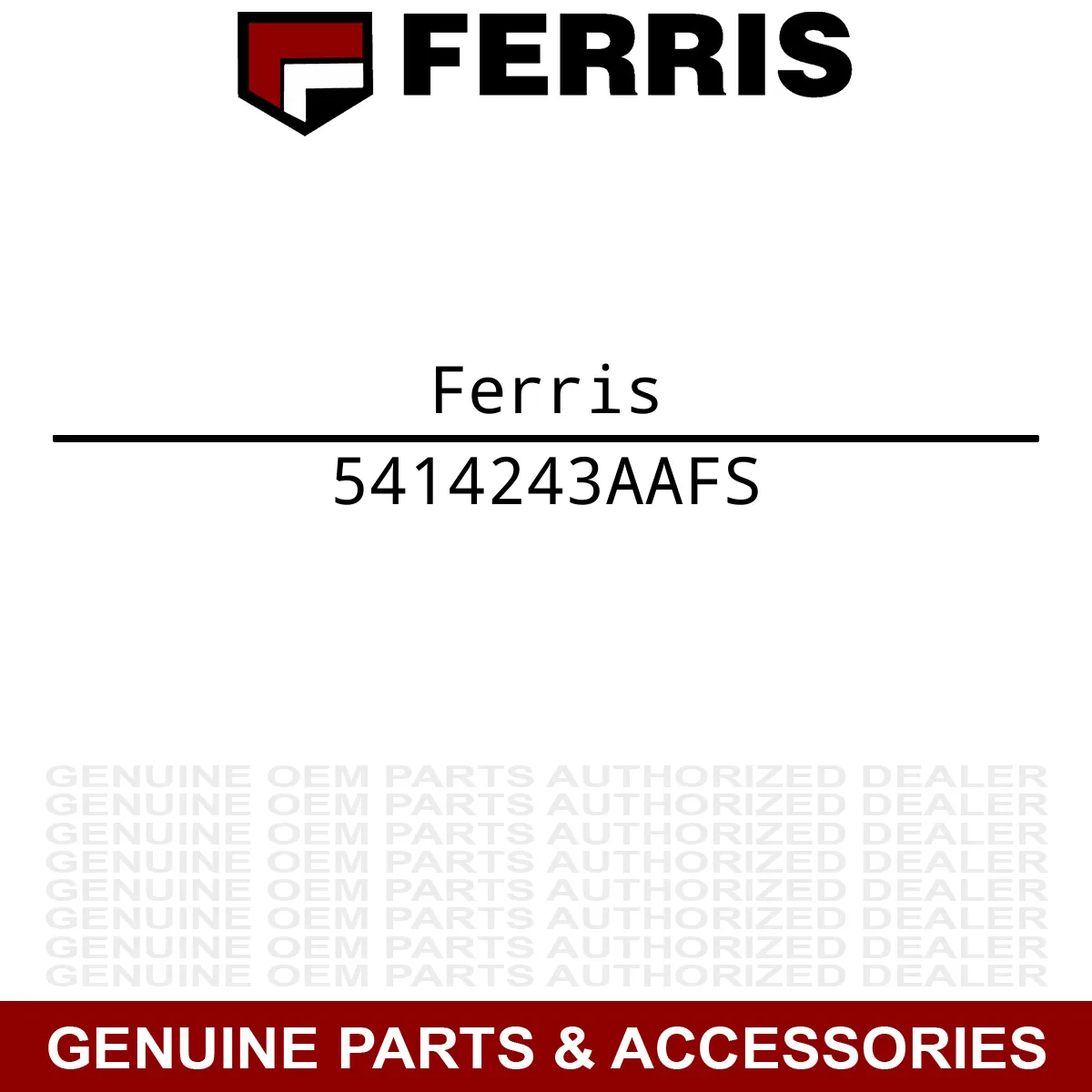 Ferris 5414243AAFS HANDLE, REAR Stand-On Mower Zero Turn Leaf Blower OEM