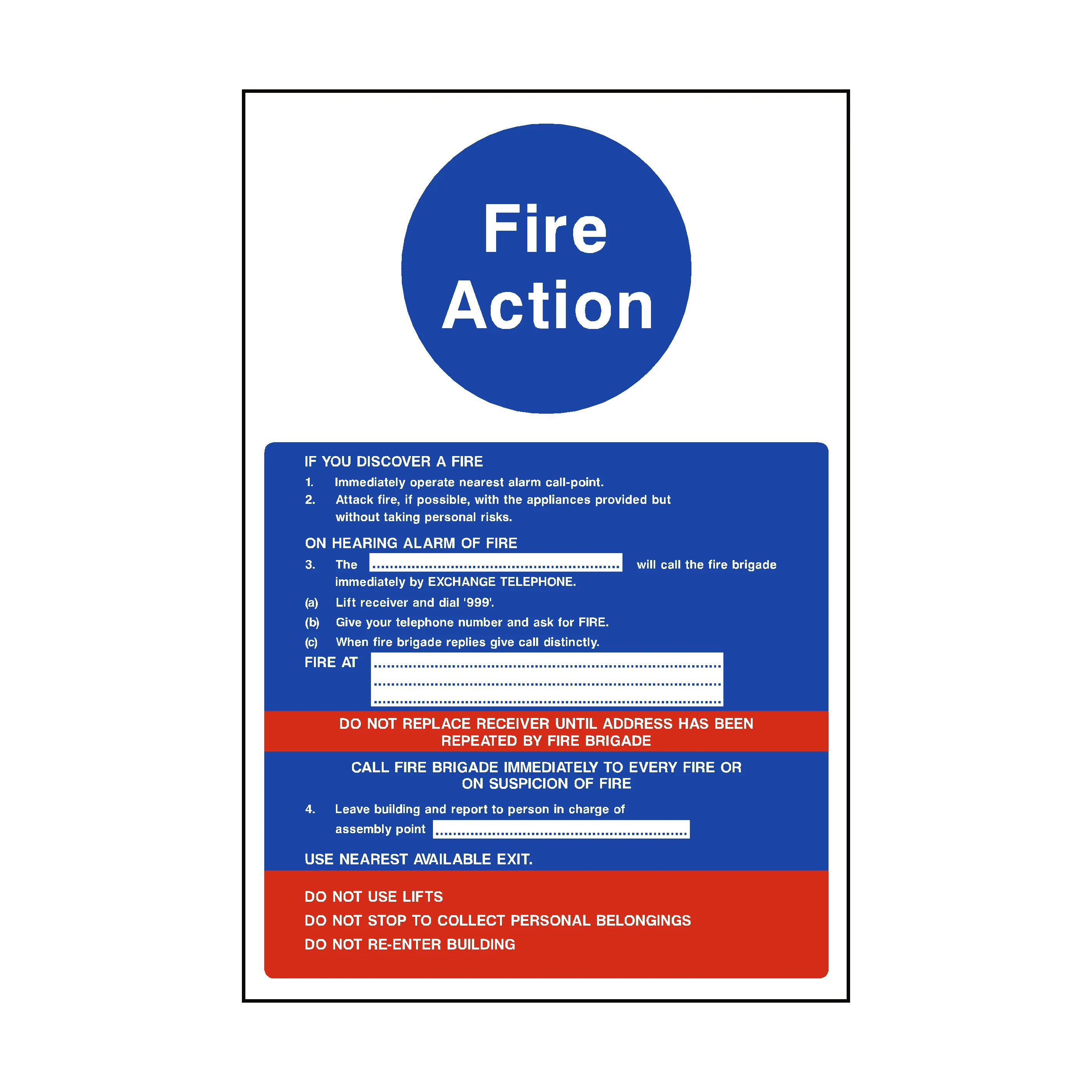 Fire Action Notice Version 2