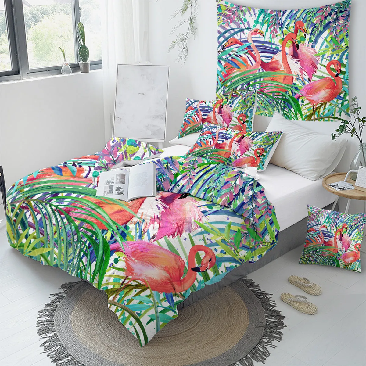 Flamingo Passion Duvet Cover Set