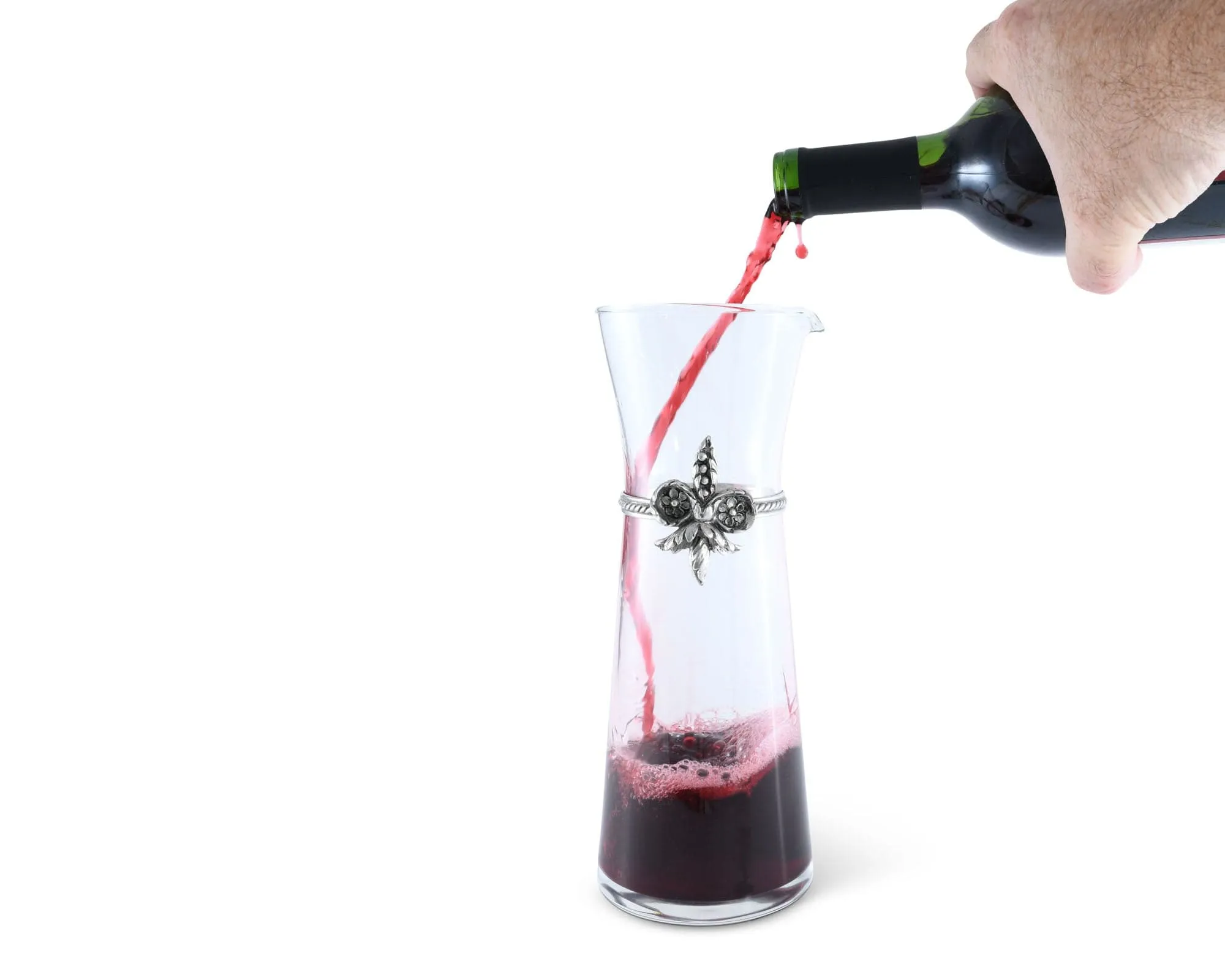 Fleur De Lis Wine Carafe