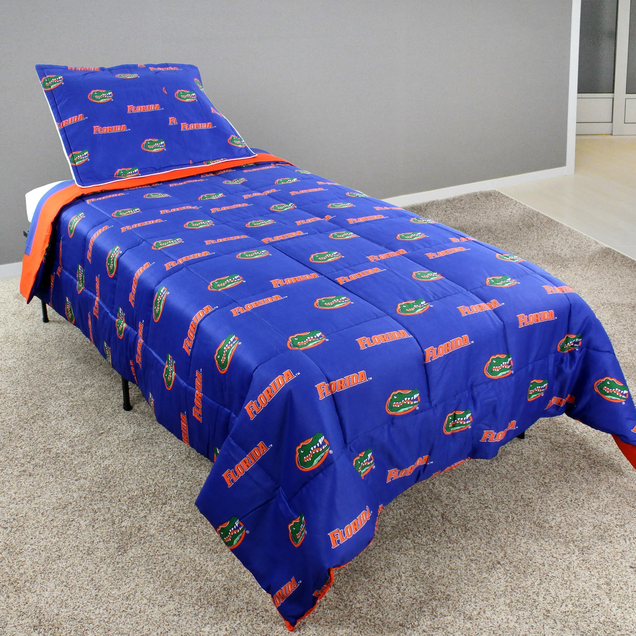 Florida Gators Reversible Cotton Comforter Set