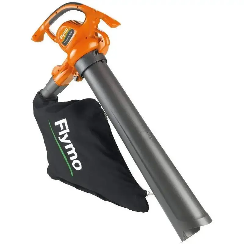 Flymo Powervac 3000 3 In 1 Electric Garden Leaf Blower - Vac & Shred