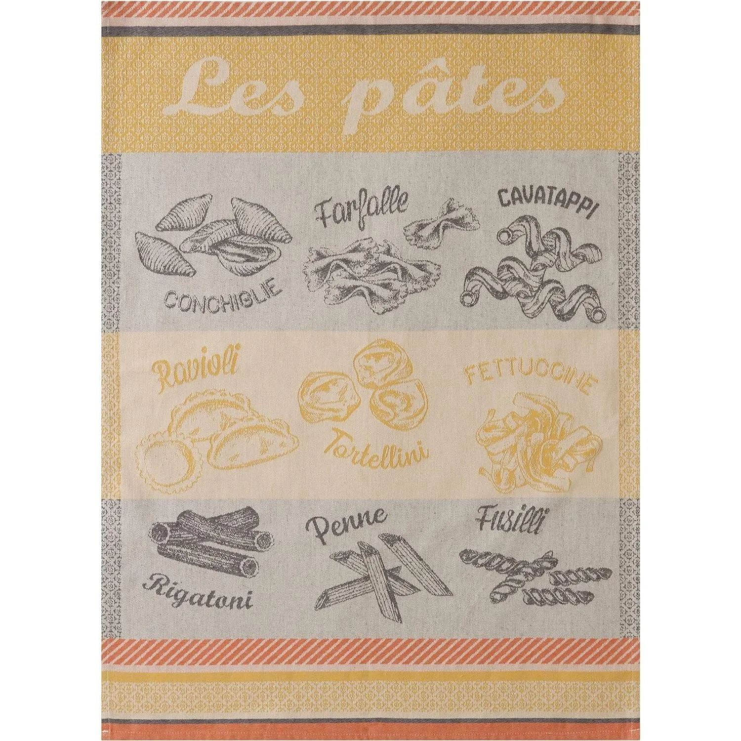 French Cotton Jacquard Towel, Varietes de Pates