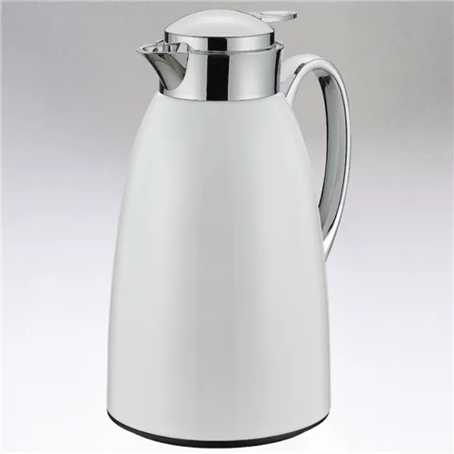 Frieling "Venezia" Insulated Server, glass liner, White, 34 fl. oz.