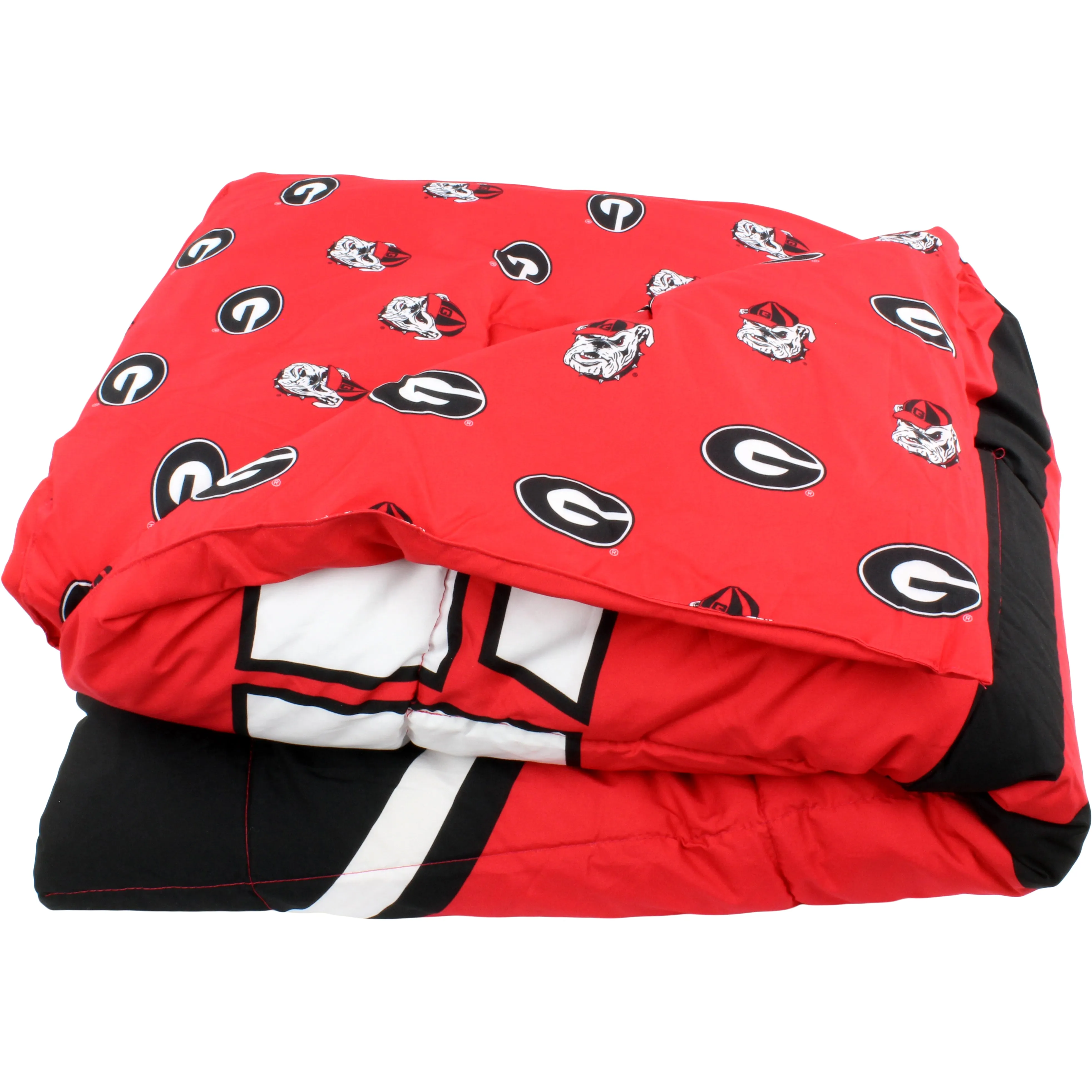 Georgia Bulldogs Reversible Big Logo Soft and Colorful Comforter