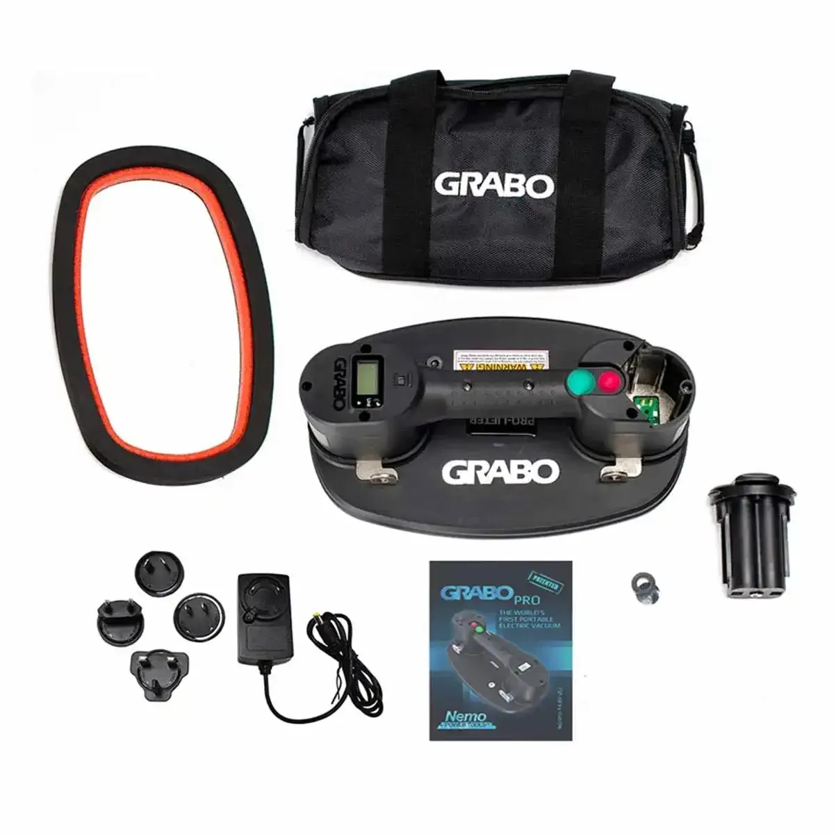 GRABO PRO Lifter 20 Professional Suction Cup Tool Kit