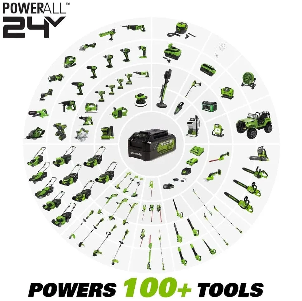 Greenworks 24V 2.0Ah Shop Blower with Battery