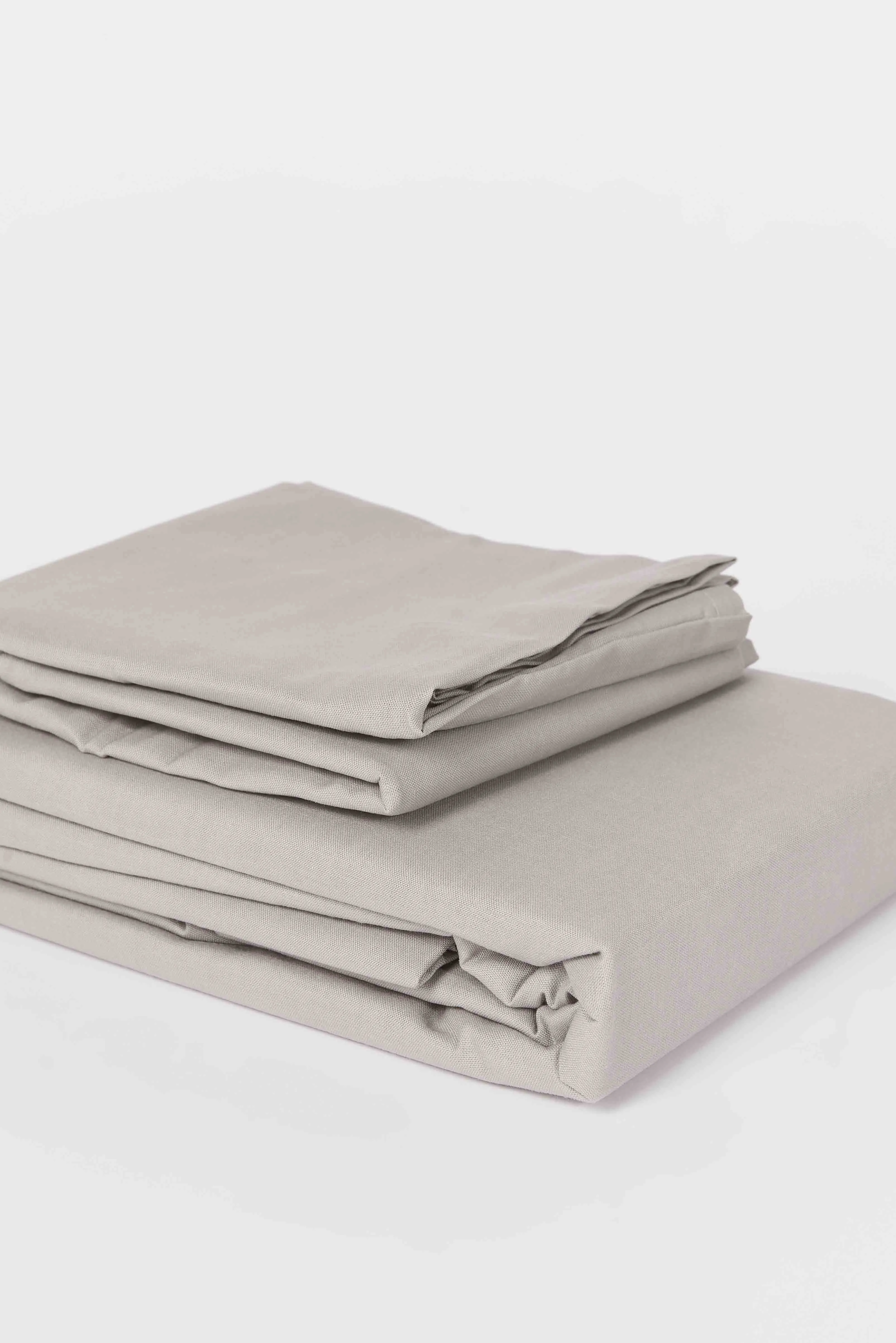 Grey Solid Flat Sheet 
(Single Size)