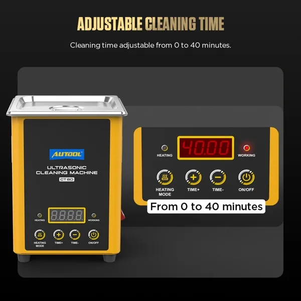 GT-CT80 Autool Diesel Fuel Injector Cleaner Ultrasonic Heating Cleaning Machine