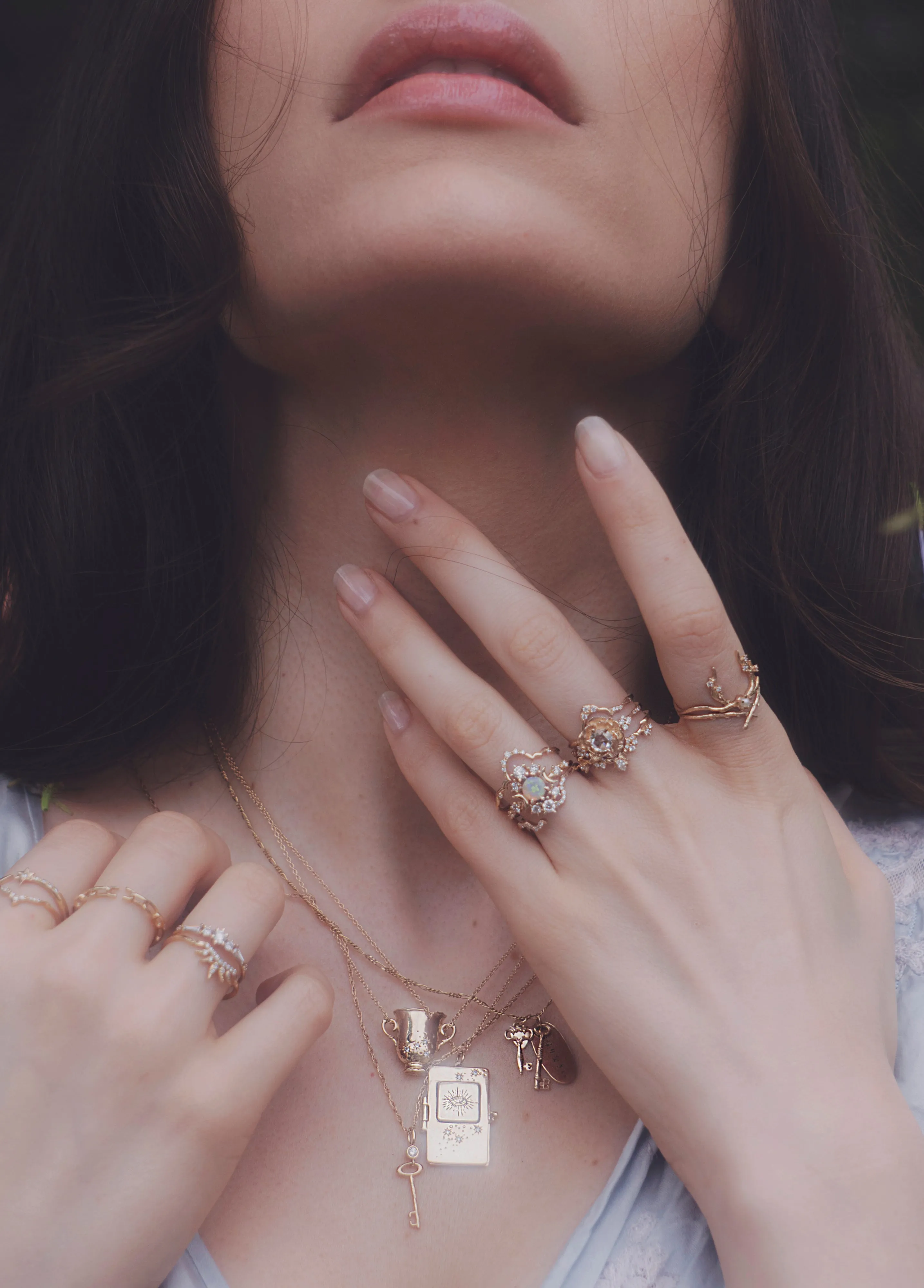 Her Cup of Stars Necklace