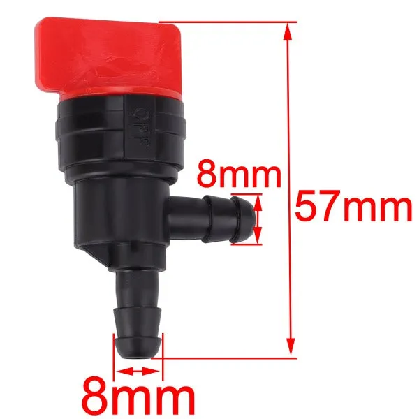 Hipa (Pack of 2) 1/4 inch 90 Degree Fuel Shut Off Valve for Tecumseh 35857 BS 698181 494539 697944 Engine