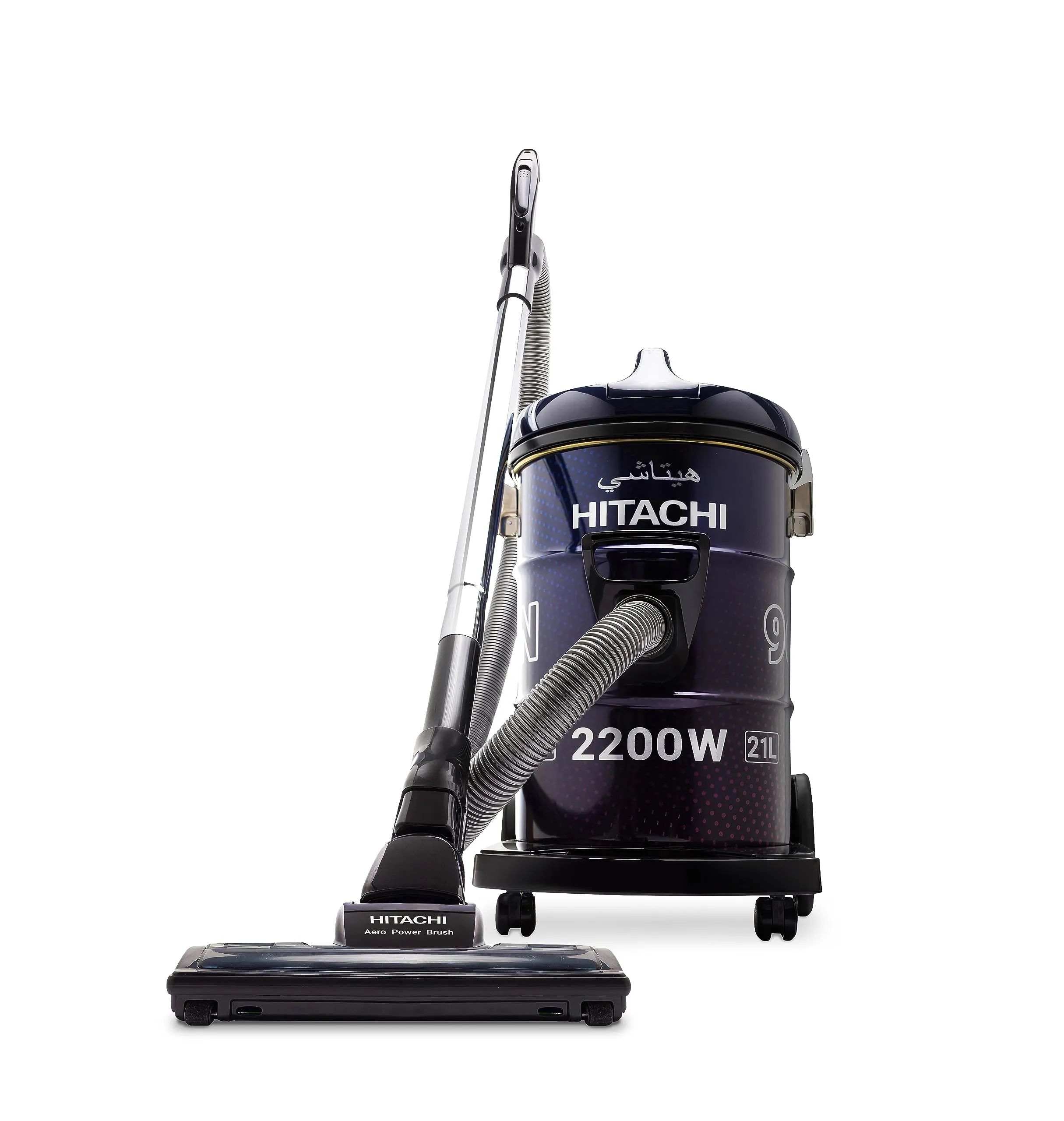 HITACHI DRUM VACUUM 2200 WATTS 21L PURPLE CV965NBLGCM