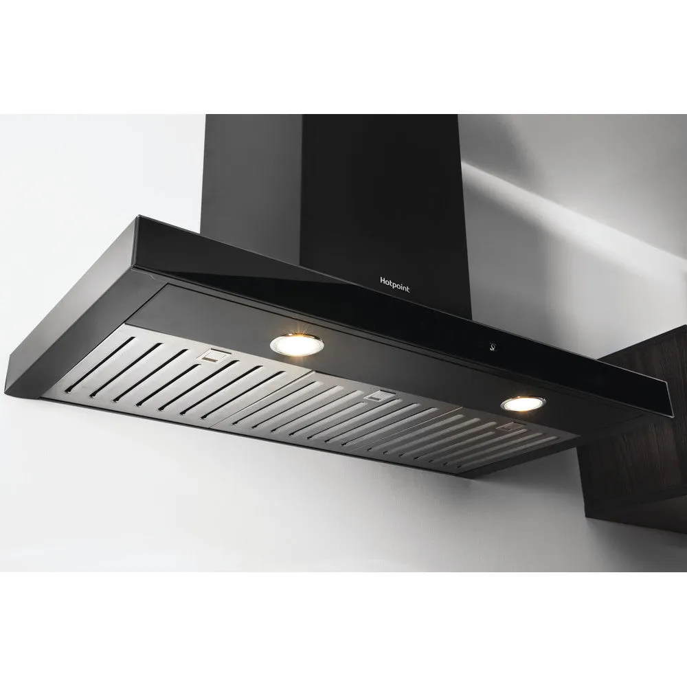 Hotpoint PHBS98CLTDK1 90cm cooker Hood Black