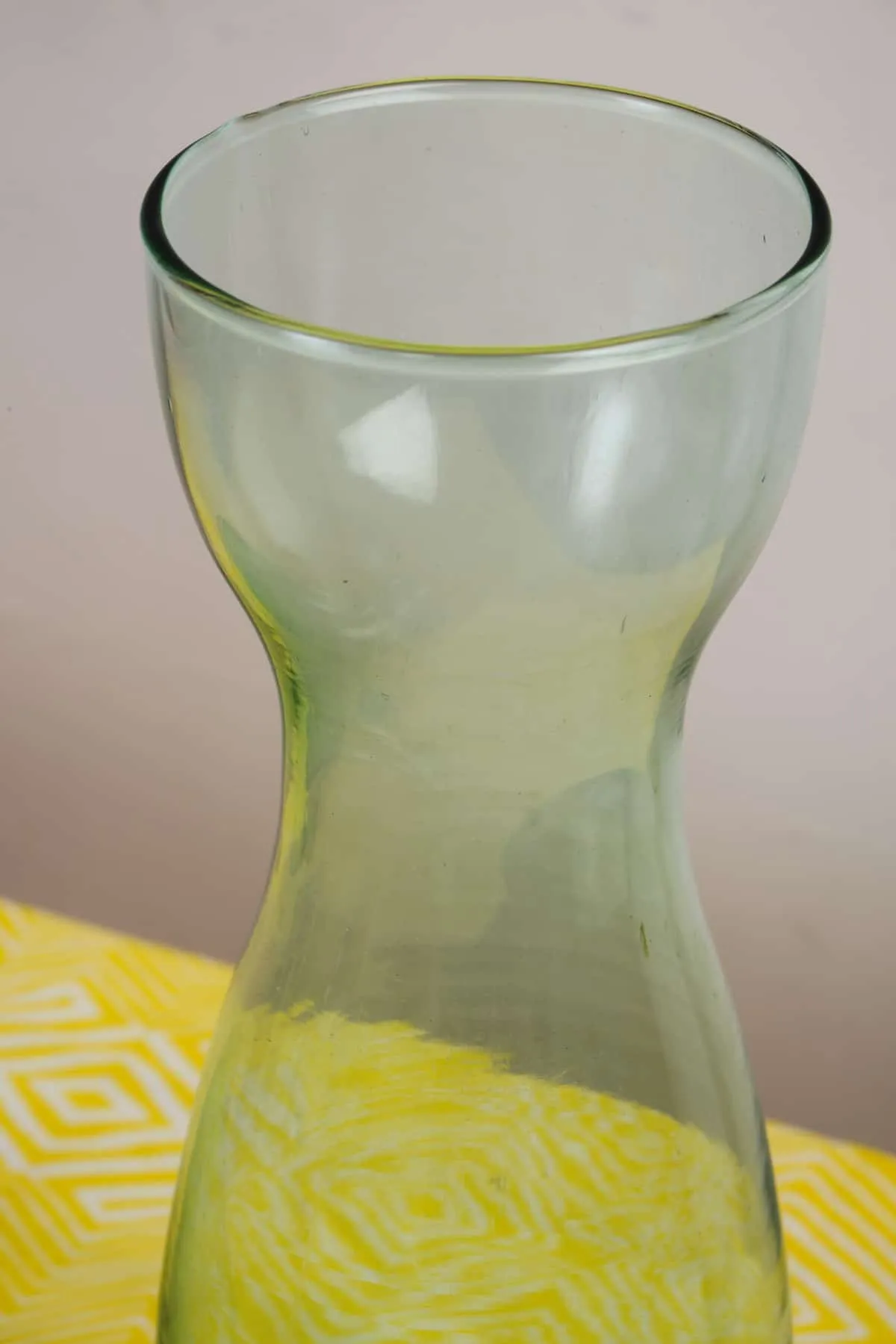 Hour Glass Radium Green Serving Carafe