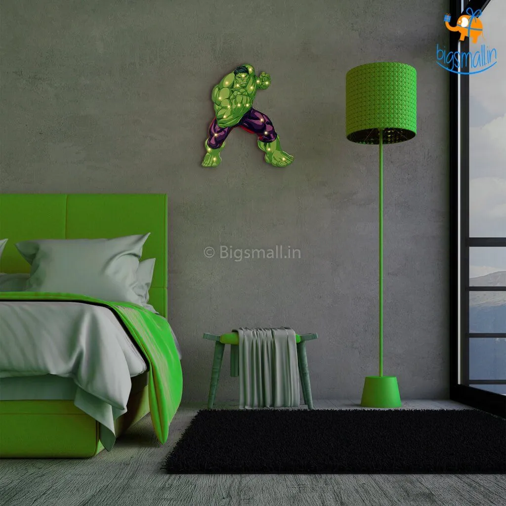 Hulk Wooden LED Lamp