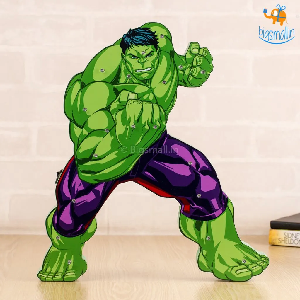 Hulk Wooden LED Lamp