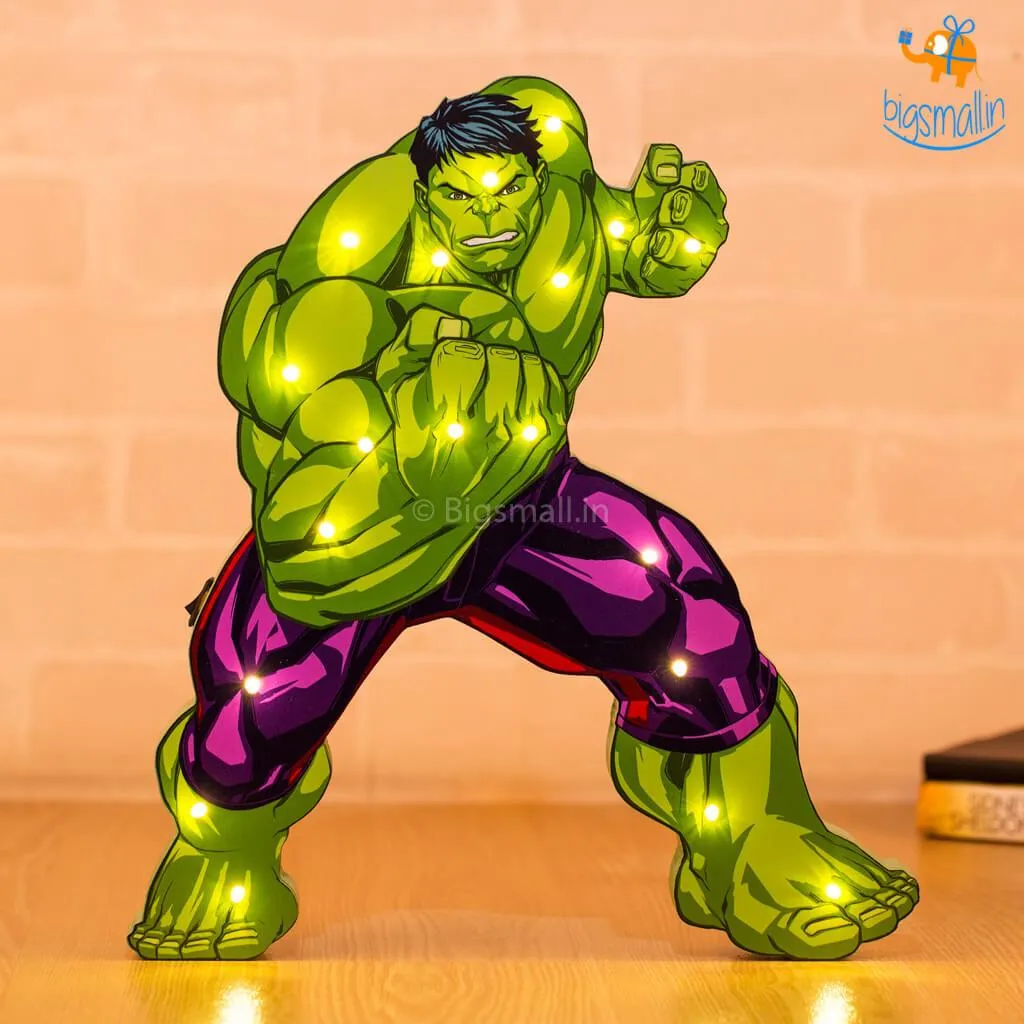 Hulk Wooden LED Lamp